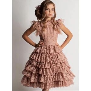 Joyfolie Anouk Dress in Pink Nude (size 6)